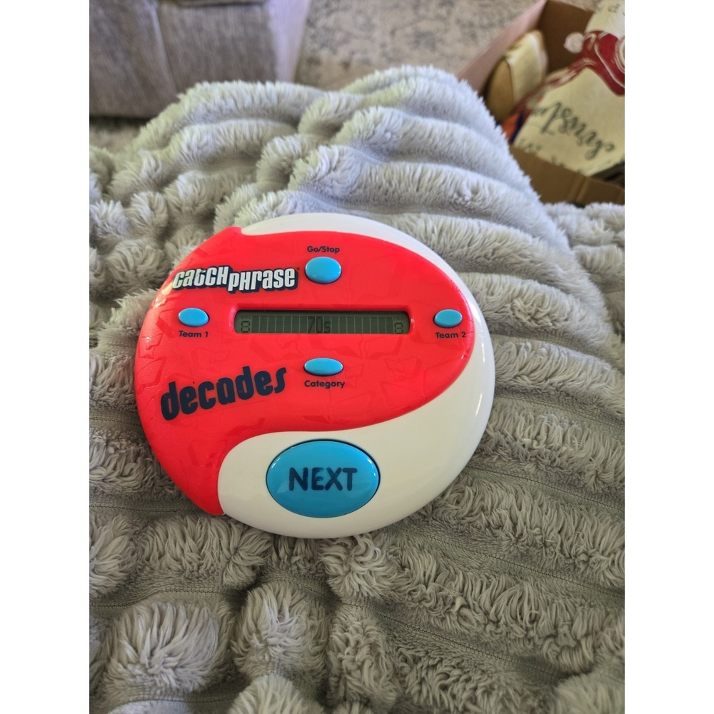 Hasbro Electronic Catch Phrase Decodes Pass & Party Electronic Game TESTED